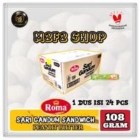 Gambar Roma Biskuit Sari Gandum Sandwich Peanut Butter - 108 gr (Karton) dari M2F2 Shop - Paseban undefined 2 Tokopedia