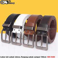 Gambar Tali Pinggang Kulit Pria Gesper Cowok Big Size Panjang 200cm OXS410CJ - Putih, 105cm dari OXSIE_NEW undefined 2 Tokopedia