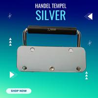 Gambar HANDLE TEMPEL KECIL SILVER UK 110*74MM/Aksesoris Hardcase/Box dari HardcaseGallery undefined 2 Tokopedia