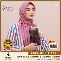 Gambar Dompet Panjang Wanita Kulit Asli Alona Geisha Leather Wallet Original - Cokelat dari Alona Leather Original Store undefined 1 Tokopedia