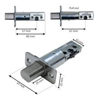 Gambar SEYVEN DEADBOLT SMART DOOR LOCK / SMART LOCK DOOR PINTU KAYU BESI - dari SEYVEN TANGERANG undefined 4 Tokopedia