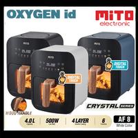 Gambar MITO AIR FRYER MITO AF8 Crystal Series Transparant - Kapasitas 4 Liter - Putih dari OXYGEN-ID undefined 1 Tokopedia