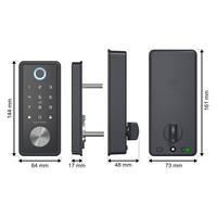 Gambar SEYVEN DEADBOLT SMART DOOR LOCK / SMART LOCK DOOR PINTU KAYU BESI - dari SEYVEN TANGERANG undefined 3 Tokopedia