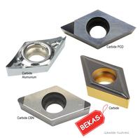 Gambar Insert DCMT 11 T3 | DCGT 11 T3 | Mata Pisau Bubut |Pahat Bubut Bekas - CARBIDE dari inpertek Technology undefined 1 Tokopedia