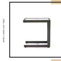 Gambar METRO C-SHAPE SLOT TABLE (MEJA) dari Vivori Furniture undefined 1 Tokopedia
