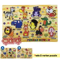 Gambar Puzzle Kayu Hewan Binatang Animal Fauna Hutan Jungle Mainan Edukasi - B dari MainanMurahDepok undefined 1 Tokopedia