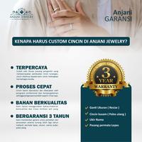 Gambar Cincin Kawin Nikah Tunangan Emas & Palladium Couple AJ - 089 dari anjani jewelry undefined 2 Tokopedia