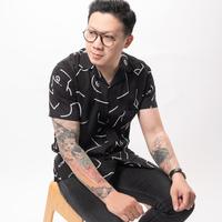 Gambar Jane Frey Clothing 8158 I Kemeja Pendek Pria Black Morabita - L dari Jane Frey Clothing undefined 2 Tokopedia