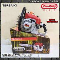 Gambar Proquip Chainsaw 36" inch QUANTUM 7 Gergaji Potong Kayu Potong Pohon - Mesin Saja dari Glodok Diesel undefined 3 Tokopedia