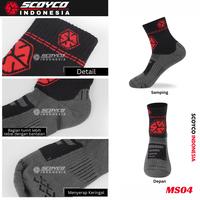 Gambar Kaos Kaki Anti Bakteri Menyerap Keringat Coolmax  Socks Scoyco MS04 - Abu-abu, M dari Scoyco Indonesia undefined 4 Tokopedia