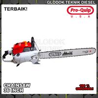 Gambar Proquip Chainsaw 36" inch QUANTUM 7 Gergaji Potong Kayu Potong Pohon - Mesin Saja dari Glodok Diesel undefined 2 Tokopedia