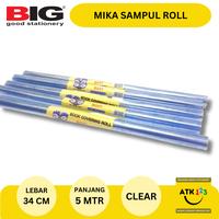 Gambar Sampul Buku Mika Roll Panjang 34cm / Boxy / Transparant dari ATK123.Surabaya undefined 1 Tokopedia
