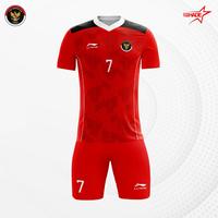 Gambar Baju Jersey Bola Timnas Indonesia Sea Games 2023 Fullprinting - Merah, S dari Customhade undefined 1 Tokopedia