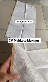 Gambar karung plastik 25kg baru 45 X 75 (BAHAN PREMIUM) dari cv mahkota makmur undefined 1 Tokopedia