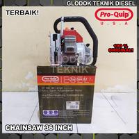 Gambar Proquip Chainsaw 36" inch QUANTUM 7 Gergaji Potong Kayu Potong Pohon - Mesin Saja dari Glodok Diesel undefined 4 Tokopedia