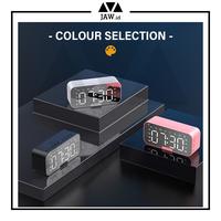 Gambar JAW.ID Wireless Speaker Bluetooth Jam Alarm LED Display Mirror - Speaker Pink dari JAW id undefined 4 Tokopedia