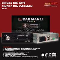 Gambar Head Unit Single Din Carman Dark Blue Bluetooth Music MP3 SD Card Usb dari AutoMax Concept undefined 1 Tokopedia