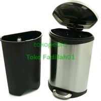 Gambar KRISBOW tempat sampah stainless steel 10 Ltr dengan pedal indoor dari Toko Fadillah01 undefined 5 Tokopedia