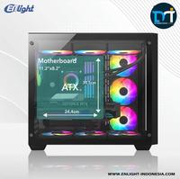 Gambar Enlight Z7 - Tempered Glass Dual Chamber Mid-Tower ATX Gaming Case dari Duta Mandiri Infokom undefined 5 Tokopedia