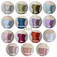 Gambar 1 meter kain bahan satin silk velvet premium furing - Mint dari Dal Fabric undefined 5 Tokopedia