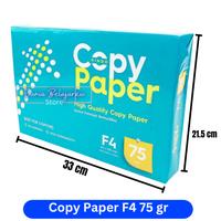 Gambar Kertas HVS Folio F4 75 Gram Copy Paper / HVS F4 CPB / 1 RIM 500 Lembar dari Dunia Belajarku undefined 2 Tokopedia