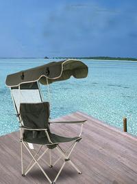 Gambar tdoors Furniture Sunshade Chair Can Move Camping Backrest Beach Fishi dari Pondok Storee undefined 5 Tokopedia