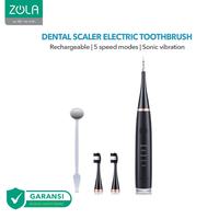Gambar Zola Ultrasonic Scaling Alat Pembersih Karang Plak Sikat Gigi Electric - Hitam dari Zola Life Style undefined 1 Tokopedia