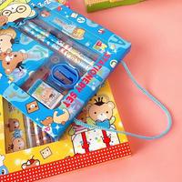 Gambar paket anak tulis anak anak pensil anak set stationery alat tulis kotak - Biru dari marketstore888 undefined 2 Tokopedia