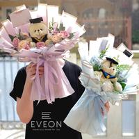 Gambar Graduation Flower Hand Bouquet | Buket Bunga Boneka Wisuda Bandung dari Eveon undefined 1 Tokopedia