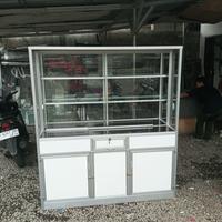 Gambar gerobak a warung nasi padang150cm. dari gudangetalase undefined 2 Tokopedia