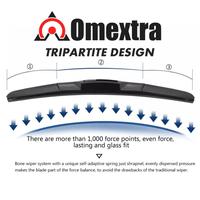 Gambar Aerodynamic Grade A 3Section Wiper Mobil Omextra Wiper blade hybrid 4S - HYBRID, 20" dari OMEXTRA undefined 4 Tokopedia