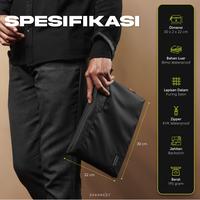 Gambar Clutch Anti Air Muat IPAD Tablet 6” 11” Inch Pouch Waterproof Hand Bag - CLUTCH 11 INCH dari GUDANG JAKET TAS undefined 2 Tokopedia