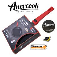 Gambar Fry Pan Amercook Infito Series Greblon C2 Non-Stick with Dots Inductio - 26CM dari Ollahomeliving undefined 5 Tokopedia