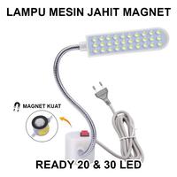 Gambar Lampu Mesin Jahit LED 20 Titik Magnet / Lampu Mesin Jahit LED 30 Titik Magnet / Lampu Mesin Jahit LED Magnet Putih Terang 20 Titik Model Belalai dari Sie Ibin Store undefined 1 Tokopedia