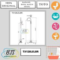 Gambar Kran wastafel standing TOTO TX128LELBR / TX 128 LELBR / TX 128LELBR dari BathRoomSolution undefined 2 Tokopedia