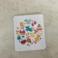 Gambar Baby Card / Kartu Ucapan Baby / Baby Girl Card - 8379-6 dari Fluffykitin undefined 1 Tokopedia