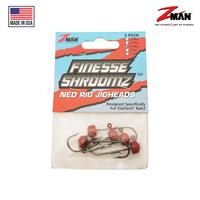 Gambar Zman Finesse ShroomZ Ned Rig JIGHEADS MADE IN USA Hook Kail Timah Kuat - Green Pumkin, 1/10 Oz dari ZMAN Fishing Indonesia undefined 1 Tokopedia