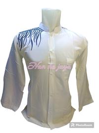 Gambar Nan kajaya baju koko pria dewasa lengan panjang warna dan motif random - M, Putih dari NAN KA JAYA undefined 5 Tokopedia