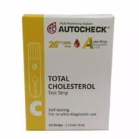 Gambar Strip Kolesterol Autocheck | Stik Cholestrol Autocheck isi 10 dari Aldebaran Jaya Medika undefined 2 Tokopedia