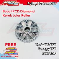 Gambar Pulley rumah roller pulley custom beat esp scoopy esp vario 110fi k44 dari AEROXROADRACE GARAGE undefined 4 Tokopedia