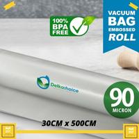 Gambar PLASTIK VACUM MAKANAN VACUM EMBOS MAKANAN ROLL - EMBOSS ROLL, 23CM x 500CM dari MJR297 undefined 1 Tokopedia