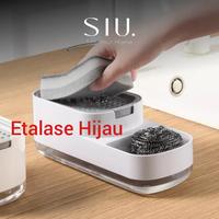 Gambar Soap Dispenser Tempat Sabun Cuci Piring Free Sponge Kitchen Rak Dapur - Putih dari Etalase Hijau undefined 4 Tokopedia
