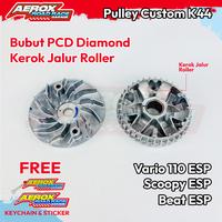 Gambar Pulley rumah roller pulley custom beat esp scoopy esp vario 110fi k44 dari AEROXROADRACE GARAGE undefined 3 Tokopedia