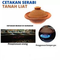 Gambar Cetakan Surabi Tanah Liat Cetakan serabi Cetakan surabi Merah - DUS + BUBBLE dari Mitraaren undefined 1 Tokopedia