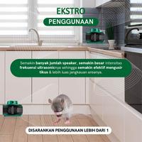 Gambar EKSTRO - T230 Pengusir Tikus Ultrasonic - Pengusir Tikus Gelombang Suara Tanpa Racun - Kabel 1.2m dari Tissor Official undefined 2 Tokopedia