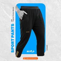 Gambar Beard Sport Pants Ankle Pants Quick Dry Celana Jogging Running - Black, M dari Beard Indonesia undefined 5 Tokopedia