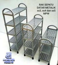 Gambar MPW RAK SEPATU PLASTIK SILVER SERBAGUNA - SUSUN 3 dari SRIWIJAYA PERABOT undefined 1 Tokopedia