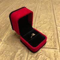 Gambar Kotak Cincin Bludru Merah / Kotak Cincin Nikah / Kotak Cincin Lamaran dari Max Jewelry Tools undefined 3 Tokopedia