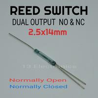 Gambar Reed Switch Dual Output NO & NC 3pin 2.5x14mm Sensor Switch magnet dari 13 Electronics undefined 1 Tokopedia