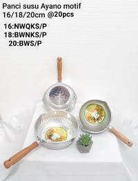 Gambar Panci susu Ayano / Panci Indomie Aluminium / Panci masak aluminium - 16 cm polos dari TokOnlineRuby undefined 2 Tokopedia